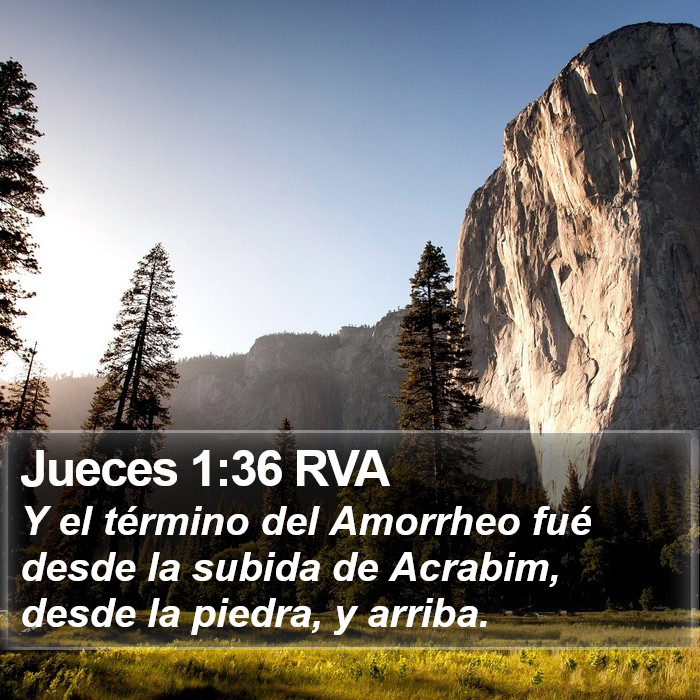 Jueces 1:36 RVA Bible Study