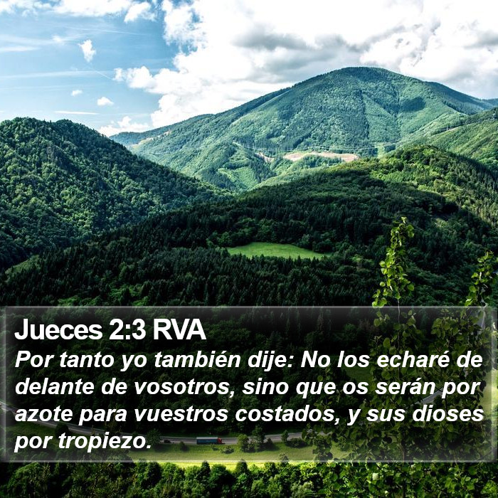 Jueces 2:3 RVA Bible Study