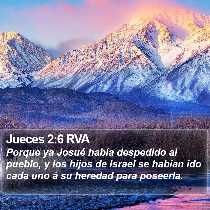 Jueces 2:6 RVA Bible Study