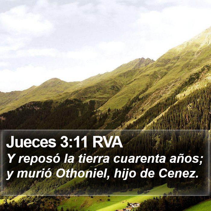 Jueces 3:11 RVA Bible Study