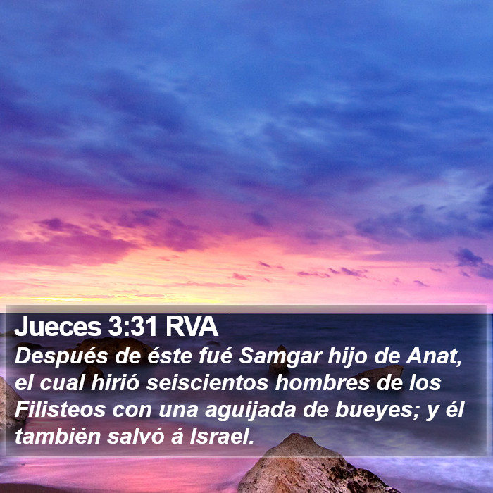 Jueces 3:31 RVA Bible Study