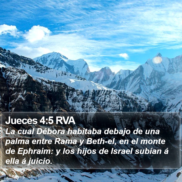 Jueces 4:5 RVA Bible Study