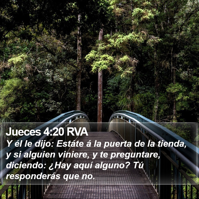 Jueces 4:20 RVA Bible Study