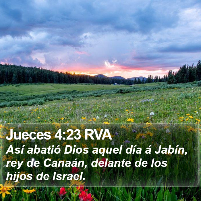 Jueces 4:23 RVA Bible Study