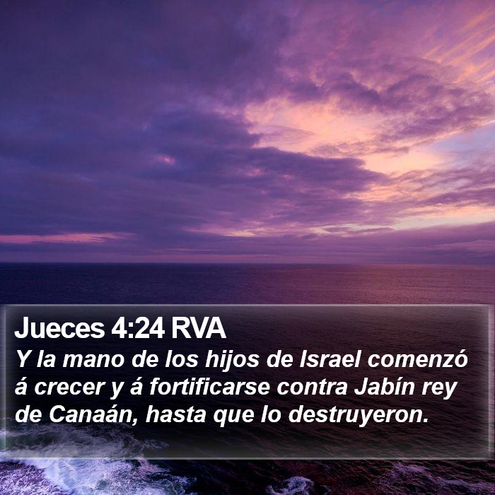 Jueces 4:24 RVA Bible Study