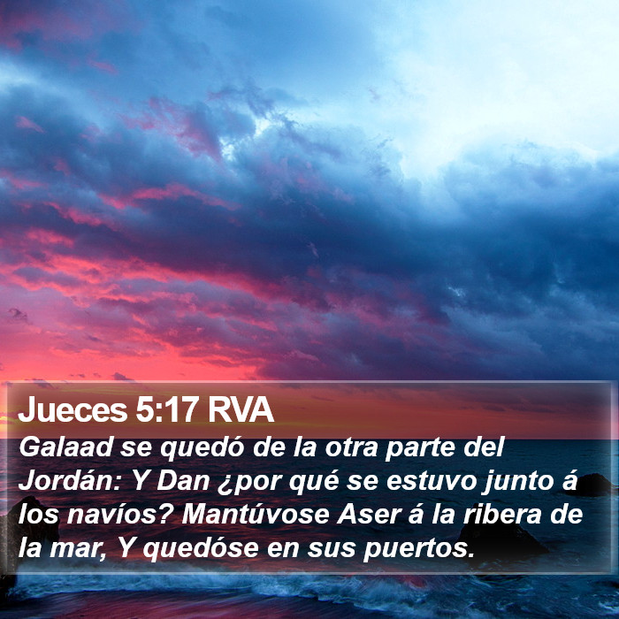 Jueces 5:17 RVA Bible Study