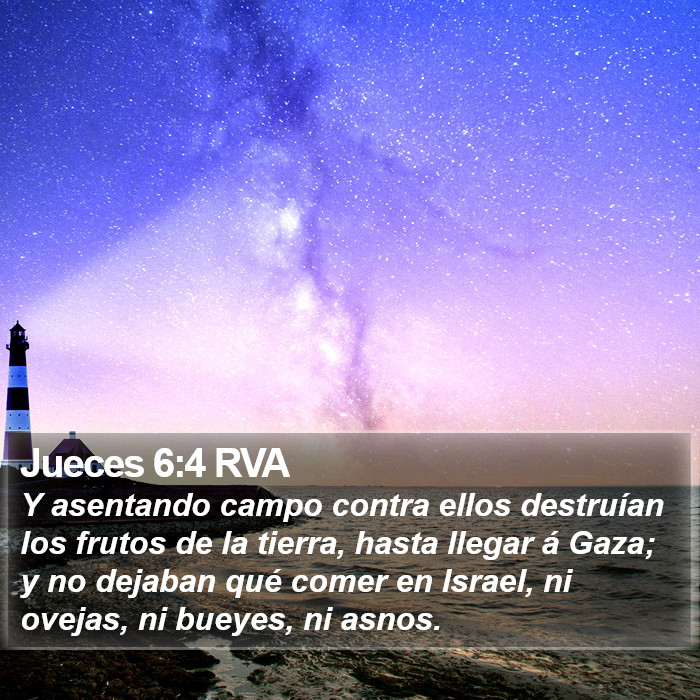 Jueces 6:4 RVA Bible Study