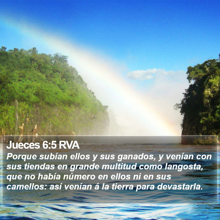 Jueces 6:5 RVA Bible Study