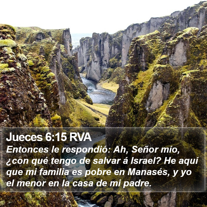 Jueces 6:15 RVA Bible Study