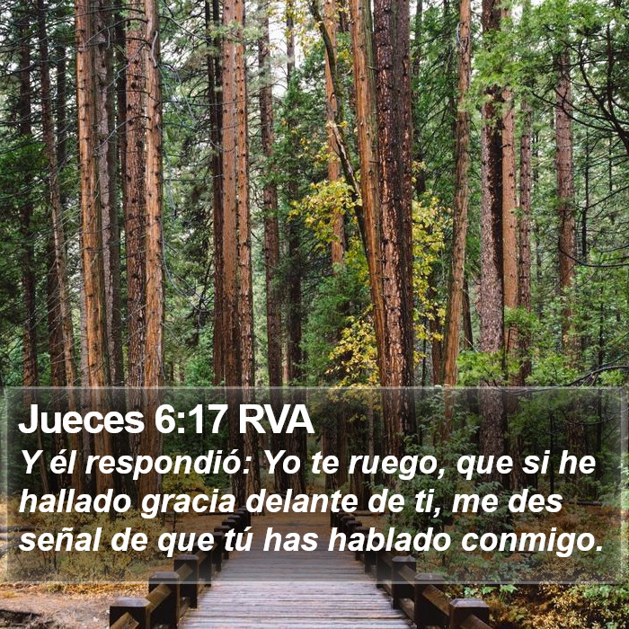 Jueces 6:17 RVA Bible Study