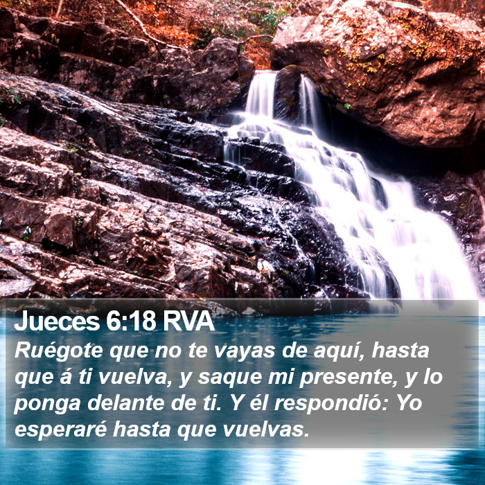 Jueces 6:18 RVA Bible Study