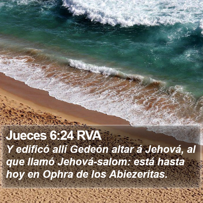 Jueces 6:24 RVA Bible Study