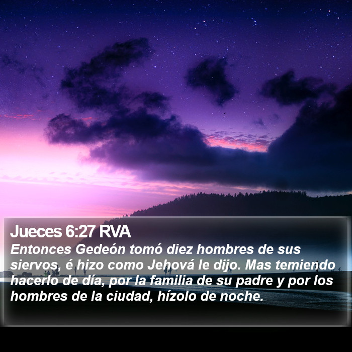 Jueces 6:27 RVA Bible Study