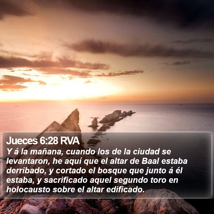 Jueces 6:28 RVA Bible Study