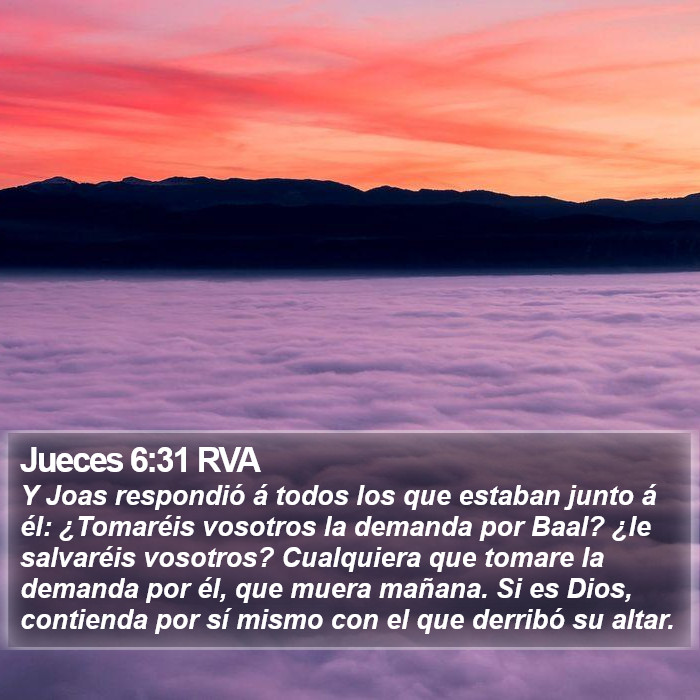 Jueces 6:31 RVA Bible Study