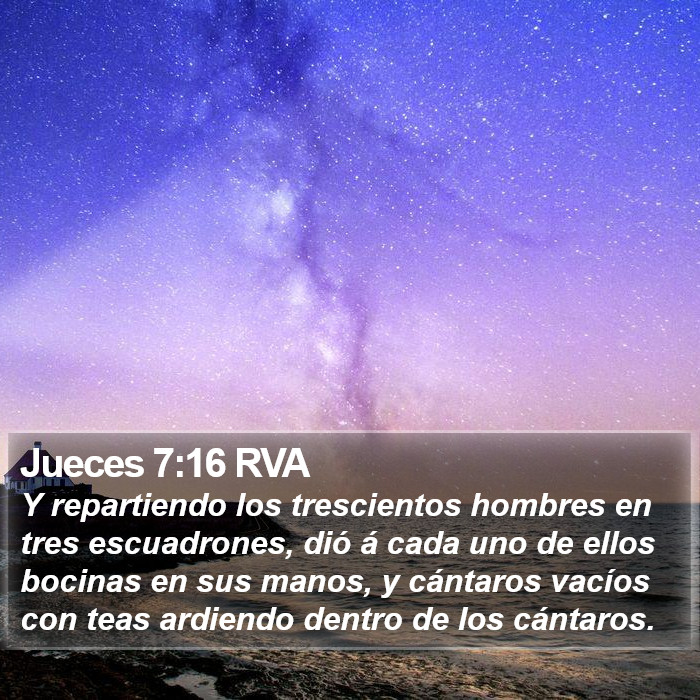 Jueces 7:16 RVA Bible Study