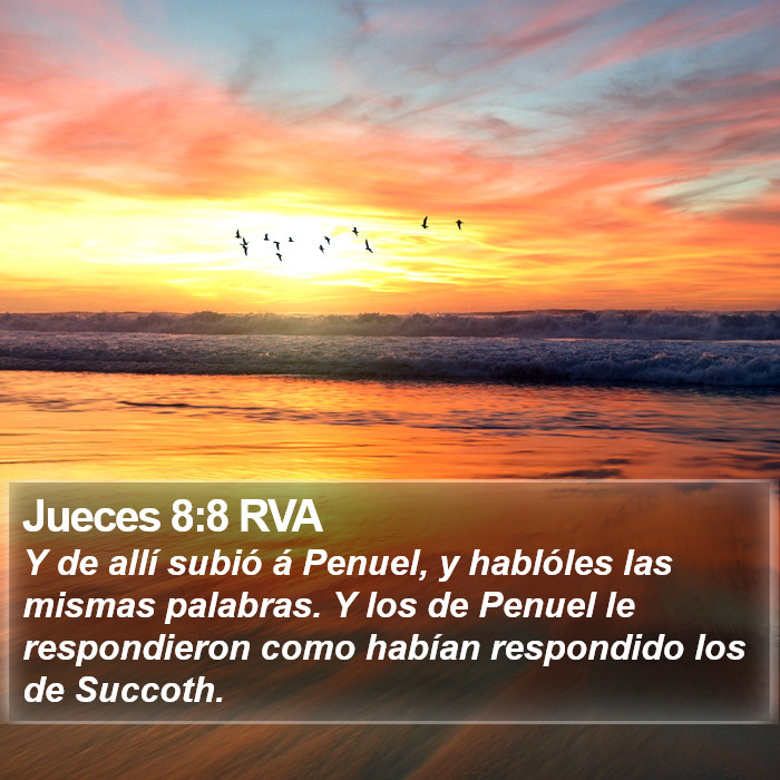 Jueces 8:8 RVA Bible Study