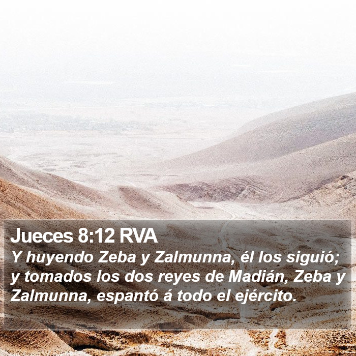 Jueces 8:12 RVA Bible Study