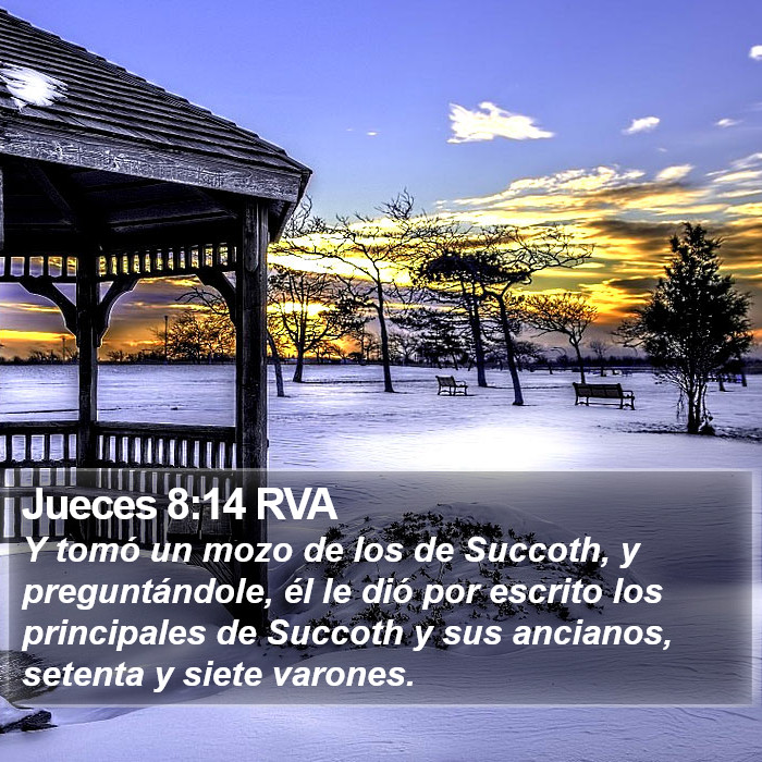 Jueces 8:14 RVA Bible Study