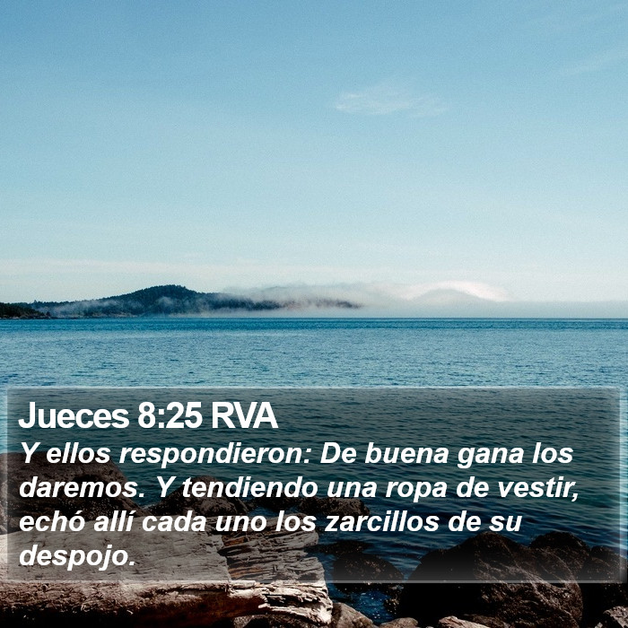 Jueces 8:25 RVA Bible Study