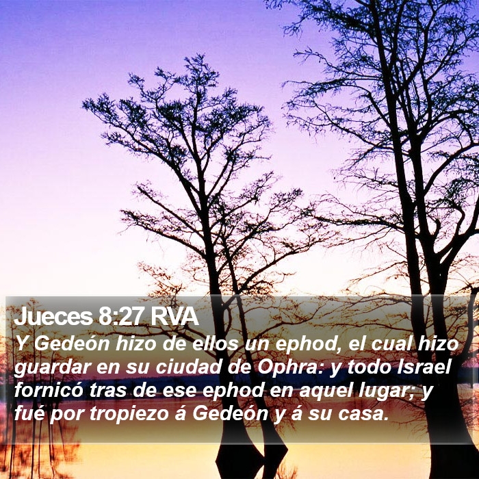 Jueces 8:27 RVA Bible Study