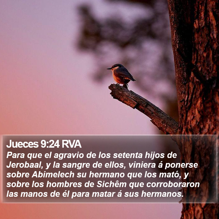 Jueces 9:24 RVA Bible Study