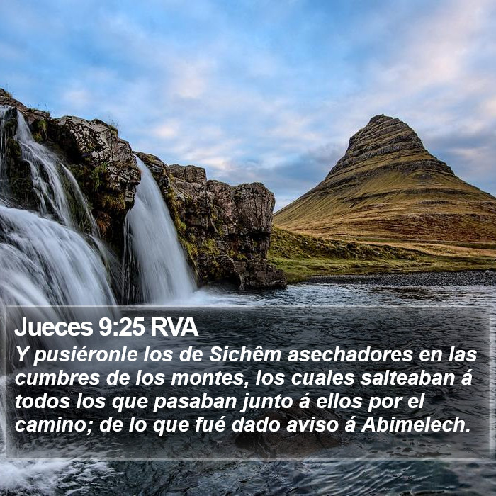 Jueces 9:25 RVA Bible Study