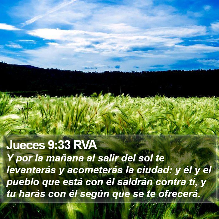 Jueces 9:33 RVA Bible Study