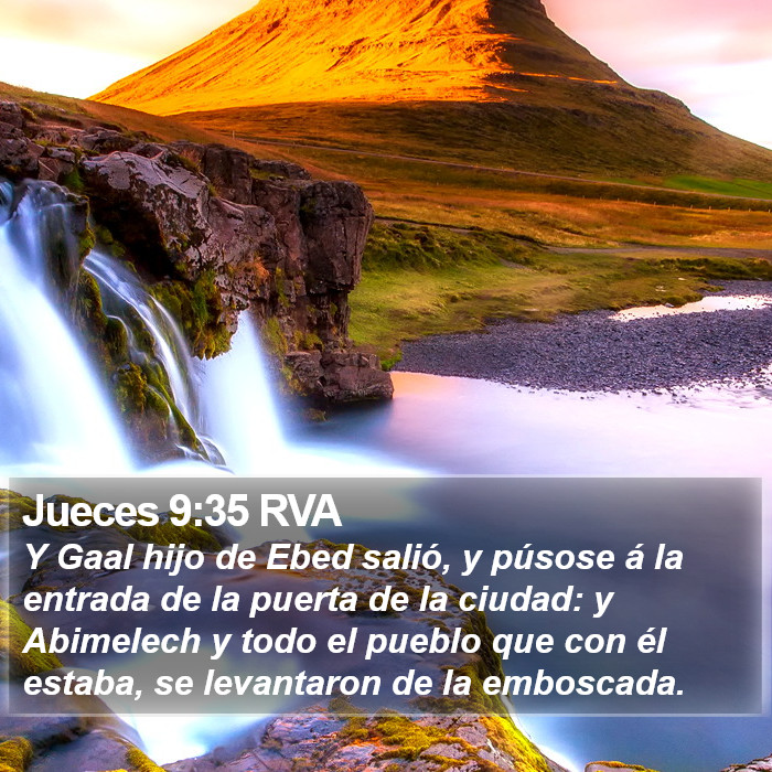 Jueces 9:35 RVA Bible Study