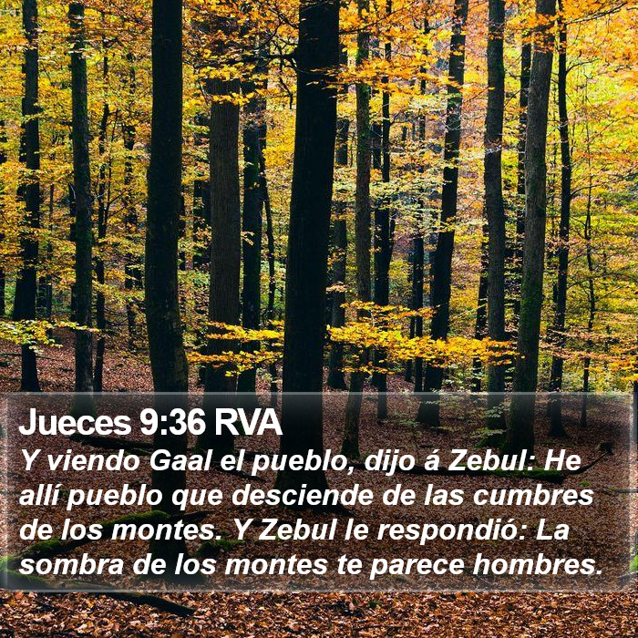 Jueces 9:36 RVA Bible Study