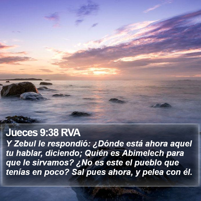 Jueces 9:38 RVA Bible Study