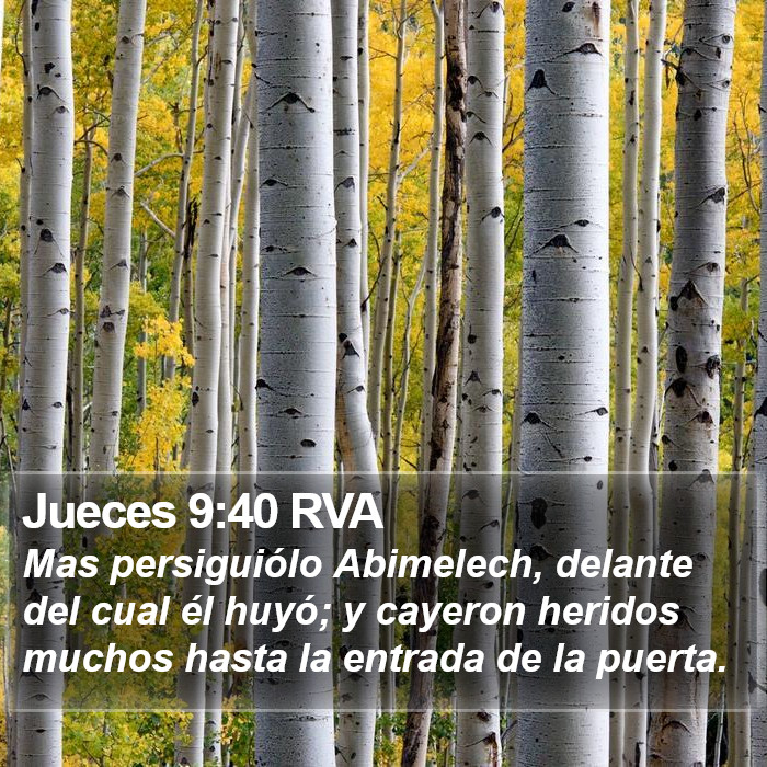 Jueces 9:40 RVA Bible Study