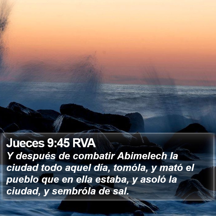 Jueces 9:45 RVA Bible Study
