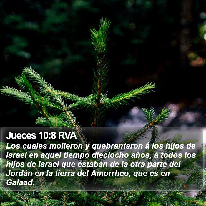 Jueces 10:8 RVA Bible Study