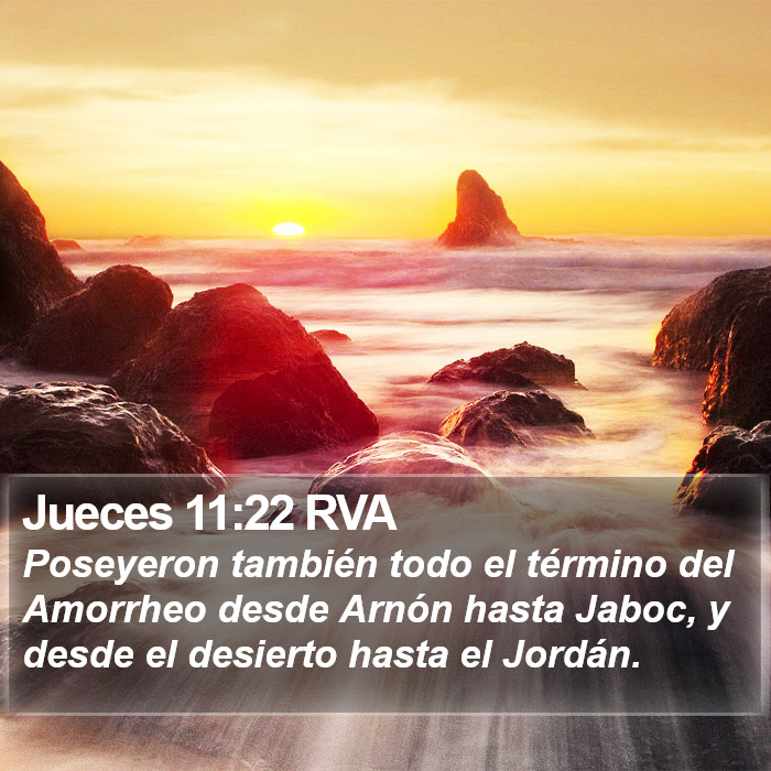 Jueces 11:22 RVA Bible Study