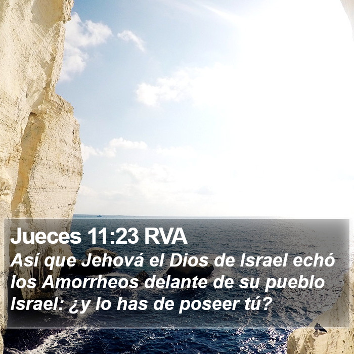 Jueces 11:23 RVA Bible Study