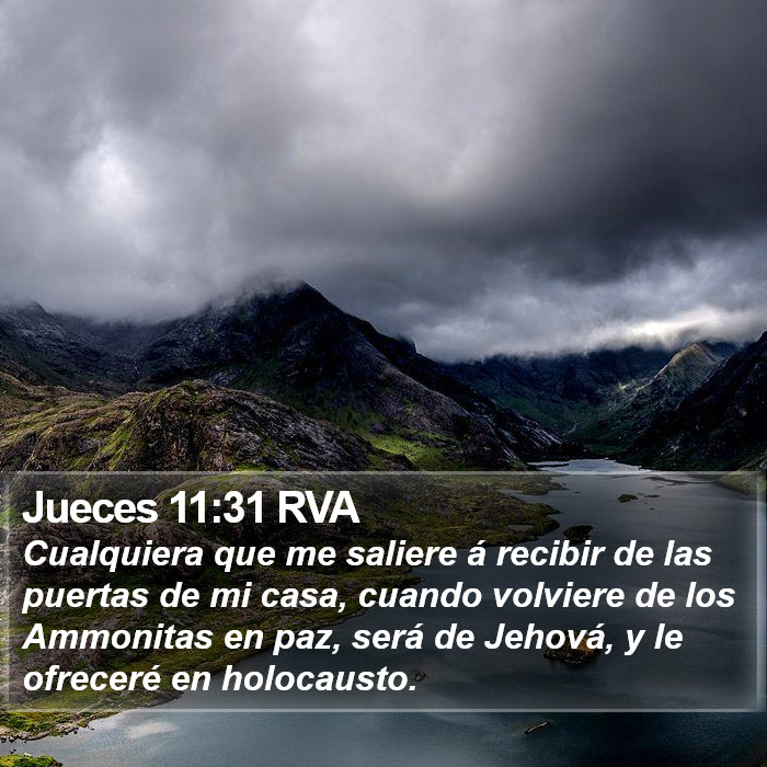 Jueces 11:31 RVA Bible Study