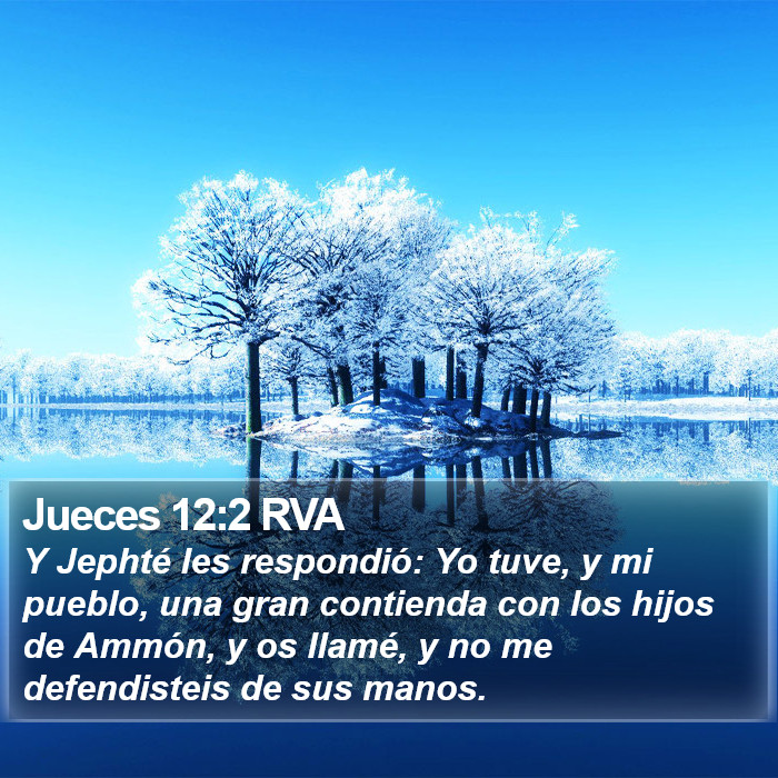 Jueces 12:2 RVA Bible Study