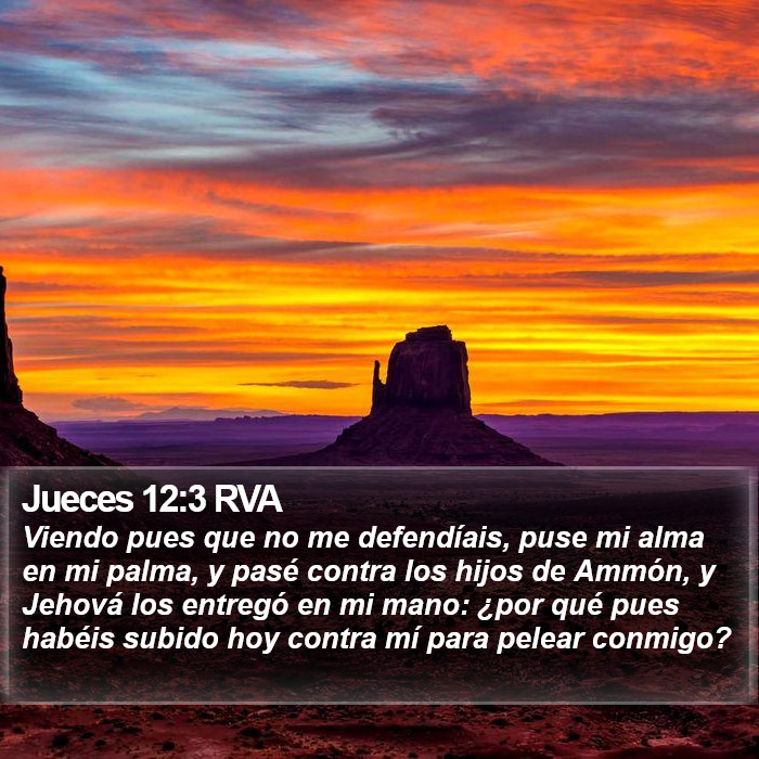 Jueces 12:3 RVA Bible Study