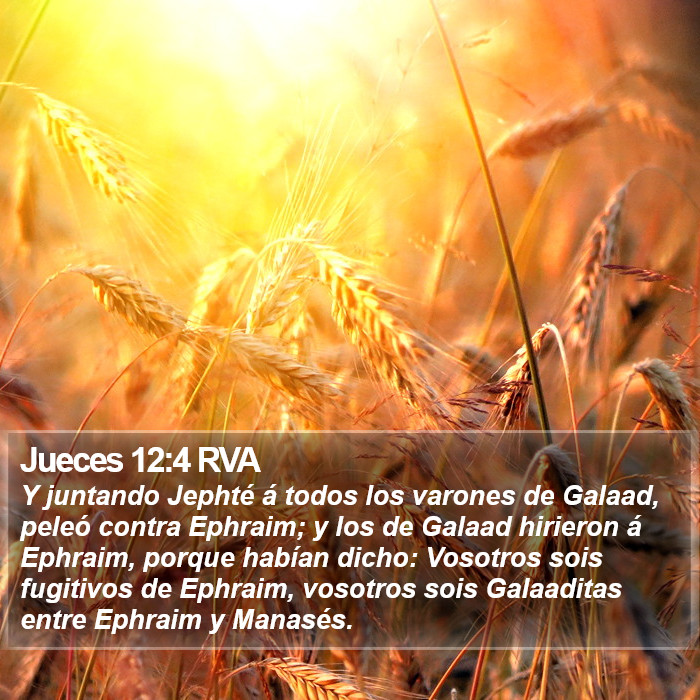 Jueces 12:4 RVA Bible Study