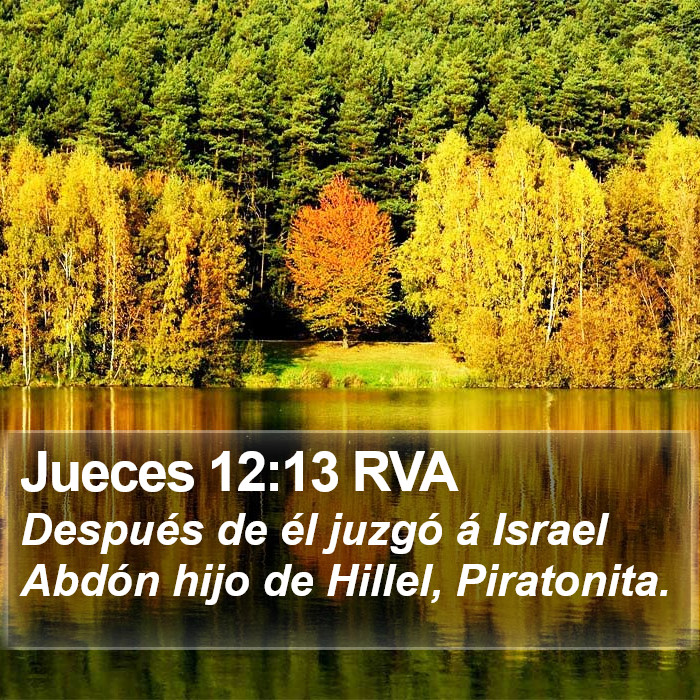 Jueces 12:13 RVA Bible Study
