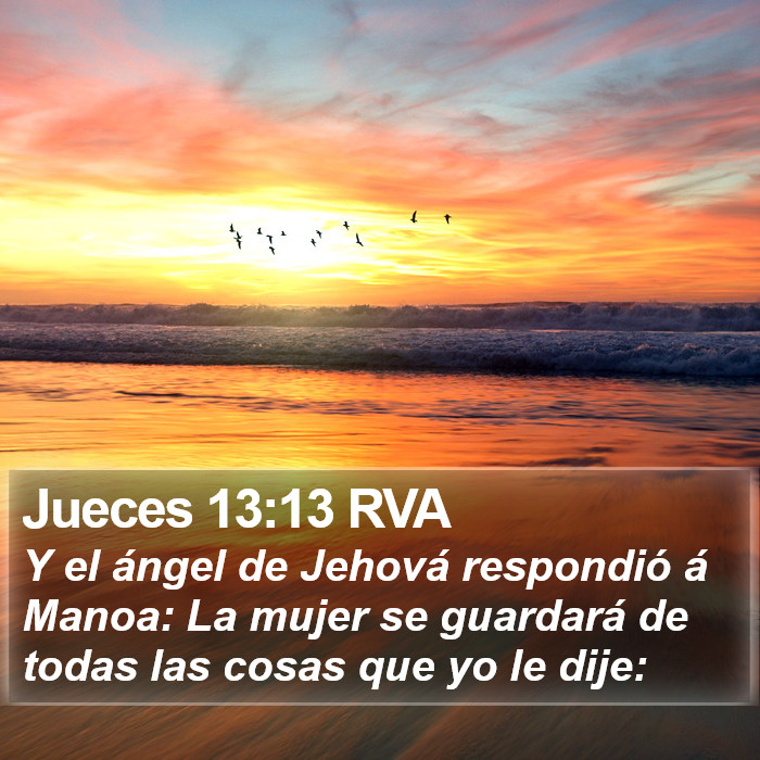 Jueces 13:13 RVA Bible Study