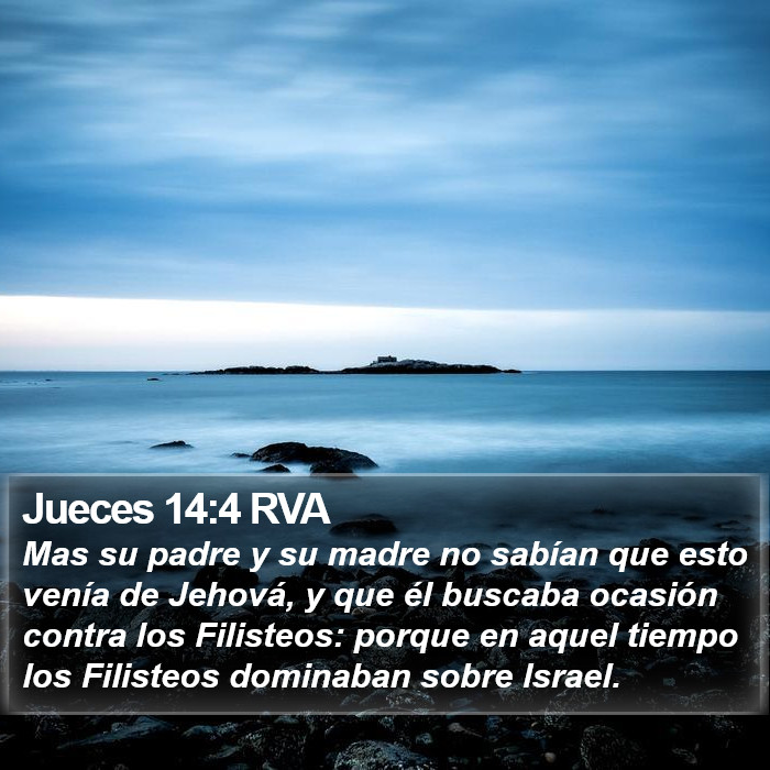 Jueces 14:4 RVA Bible Study