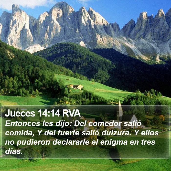 Jueces 14:14 RVA Bible Study