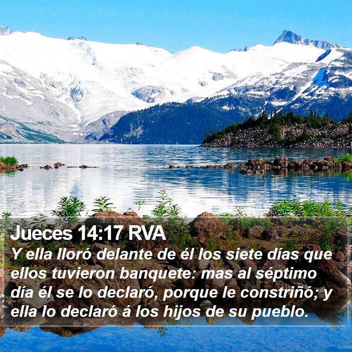 Jueces 14:17 RVA Bible Study