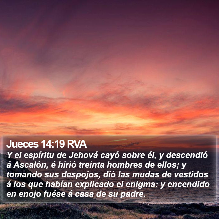 Jueces 14:19 RVA Bible Study