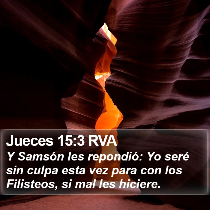 Jueces 15:3 RVA Bible Study