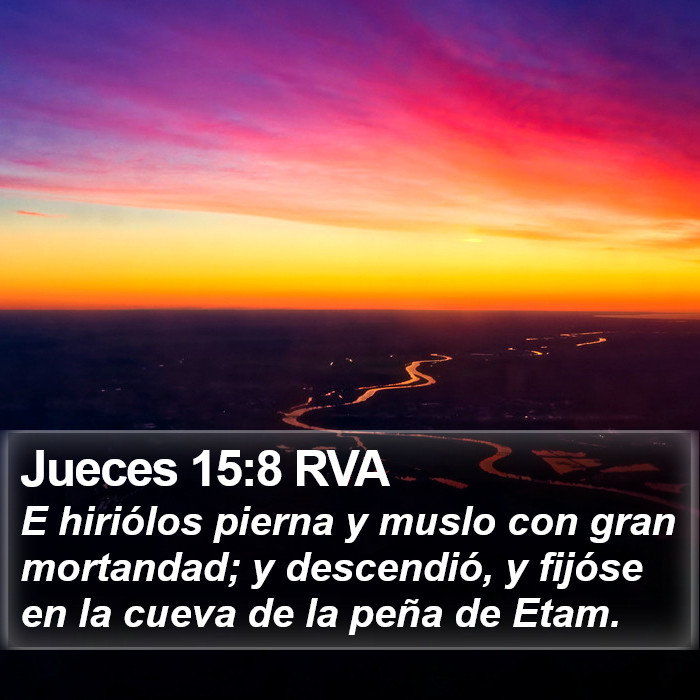 Jueces 15:8 RVA Bible Study
