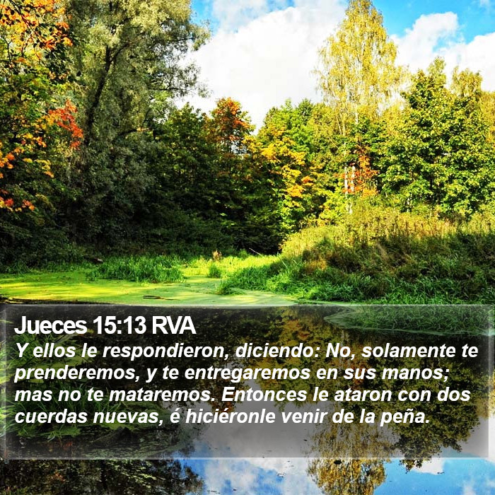 Jueces 15:13 RVA Bible Study