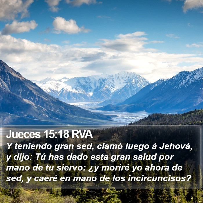 Jueces 15:18 RVA Bible Study